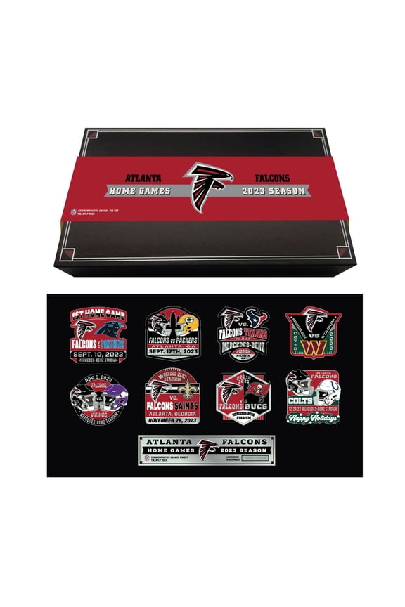 Atlanta Falcons 2023 Game Day Pin Collector Set