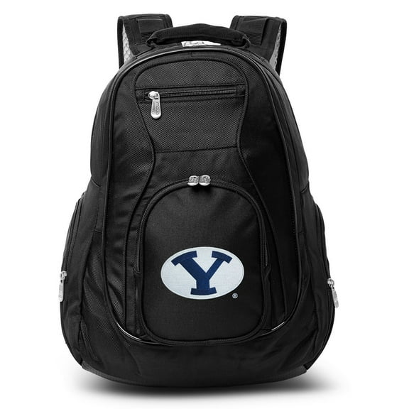 MOJO Black BYU Cougars 19'' Laptop Travel Backpack