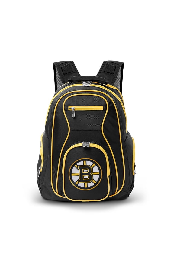 MOJO Black Boston Bruins Trim Color Laptop Backpack