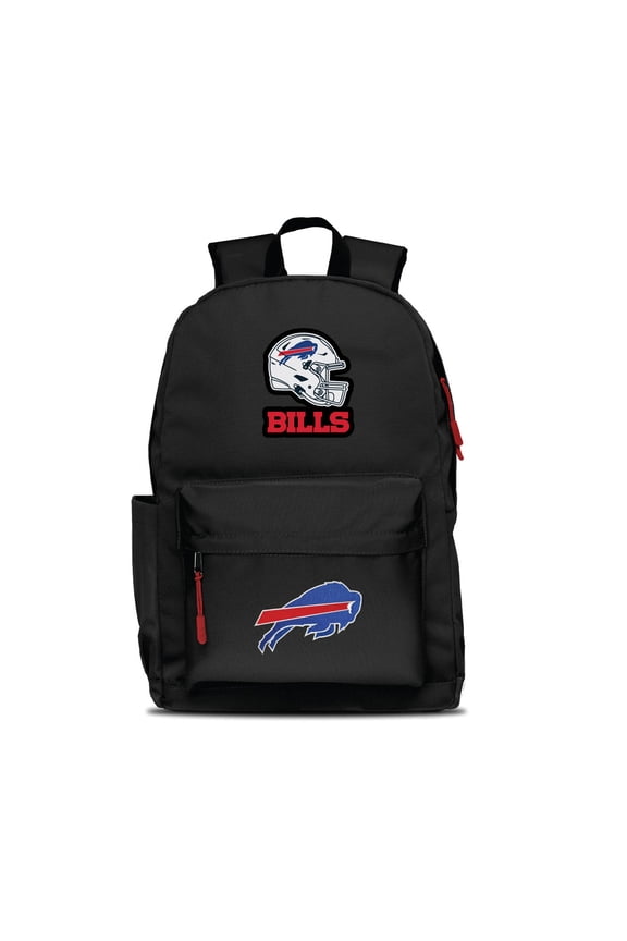 Black Buffalo Bills Two Logo Campus Backpack