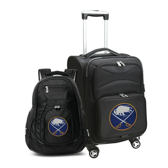 MOJO Black Buffalo Sabres Softside Carry-On & Backpack Set