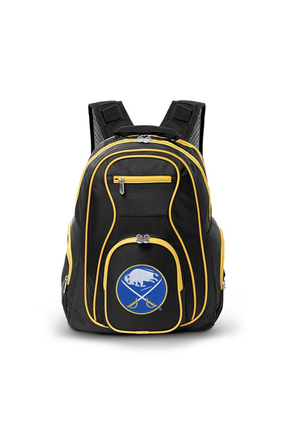 MOJO Black Buffalo Sabres Trim Color Laptop Backpack