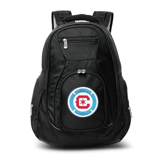 MOJO Black Chicago Fire 19" Premium Laptop Backpack