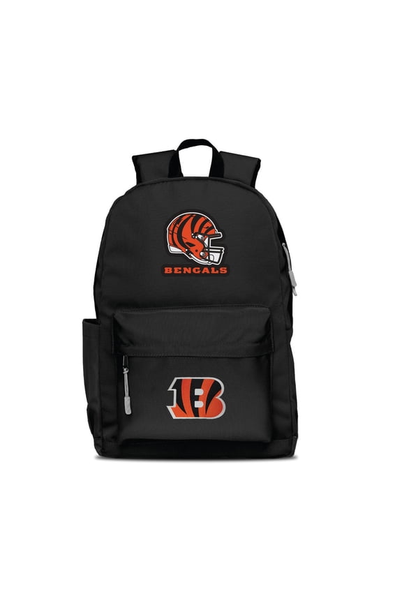 Black Cincinnati Bengals Two Logo Campus Backpack
