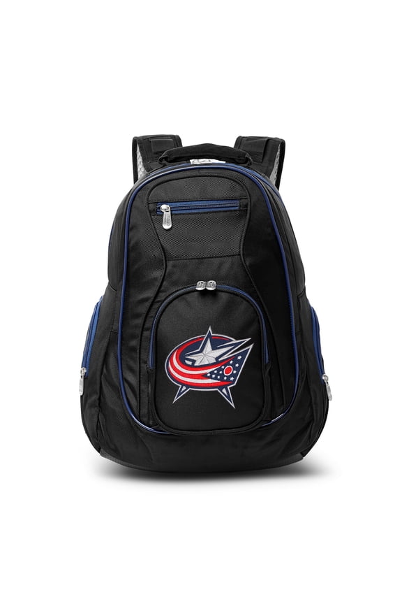 MOJO Black Columbus Blue Jackets Trim Color Laptop Backpack