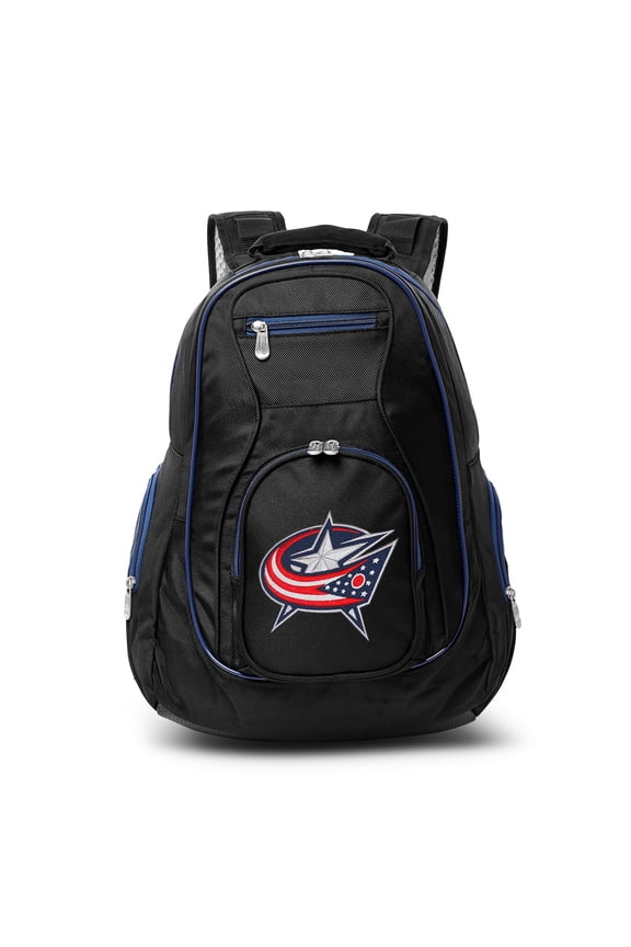 MOJO Black Columbus Blue Jackets Trim Color Laptop Backpack