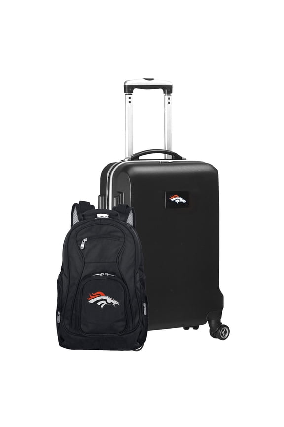 MOJO Black Denver Broncos 2-Piece Backpack & Carry-On Set