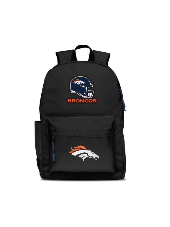 Black Denver Broncos Two Logo Campus Backpack