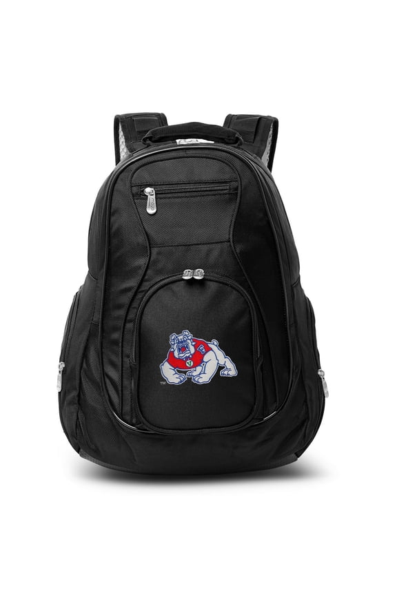Black Fresno State Bulldogs 19'' Laptop Travel Backpack