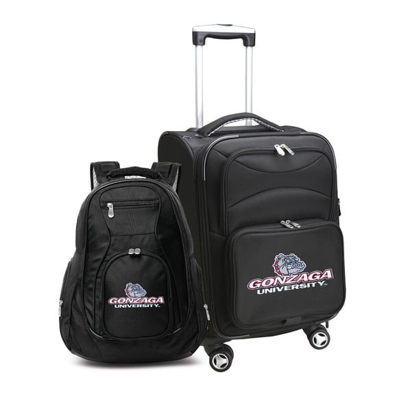 MOJO Black Gonzaga Bulldogs Softside Carry-On & Backpack Set
