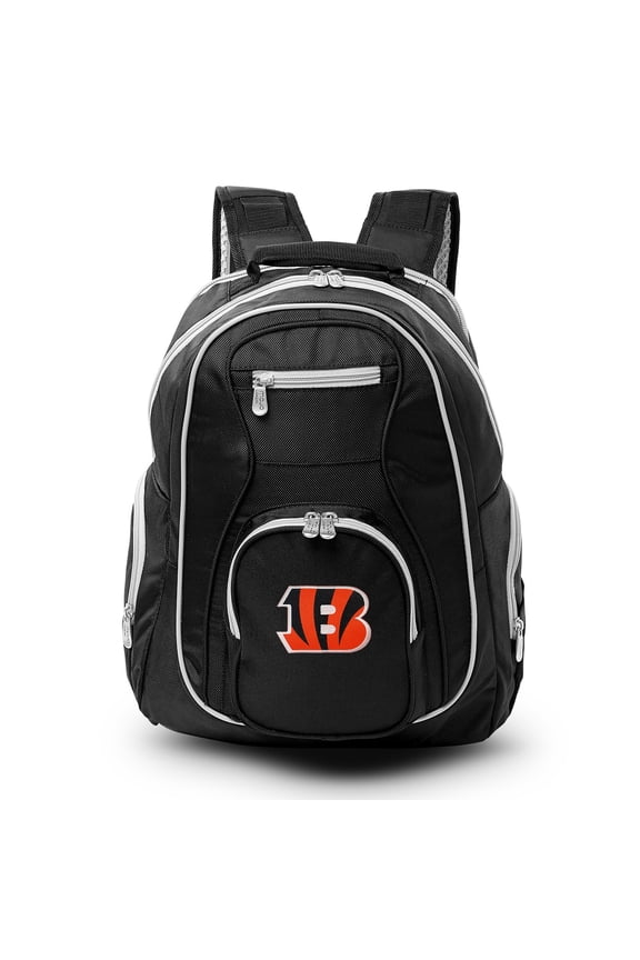 Black/Gray Cincinnati Bengals Premium Color Trim Backpack