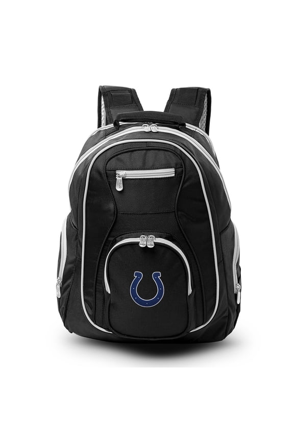 Black/Gray Indianapolis Colts Premium Color Trim Backpack