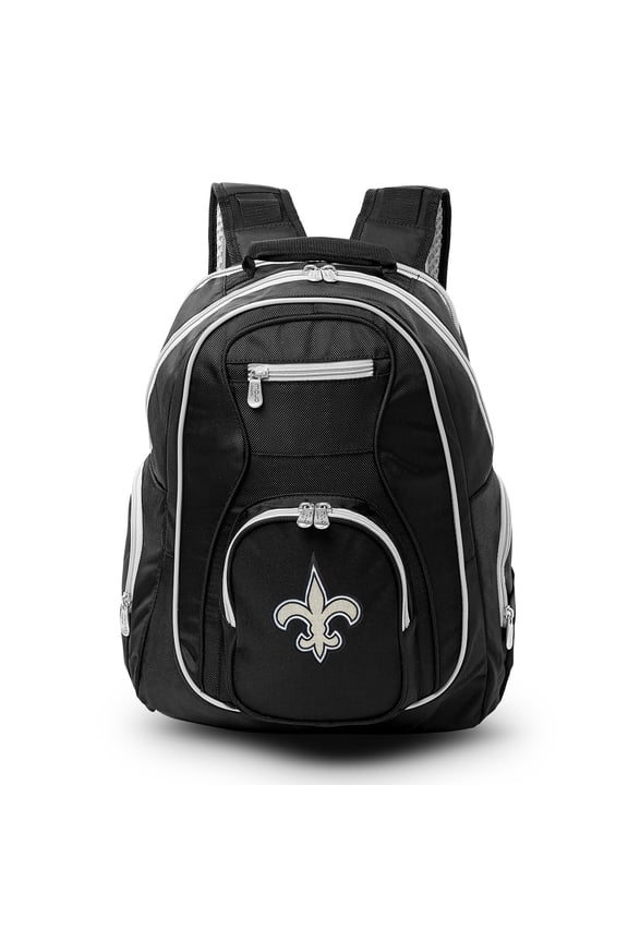 Black/Gray New Orleans Saints Premium Color Trim Backpack