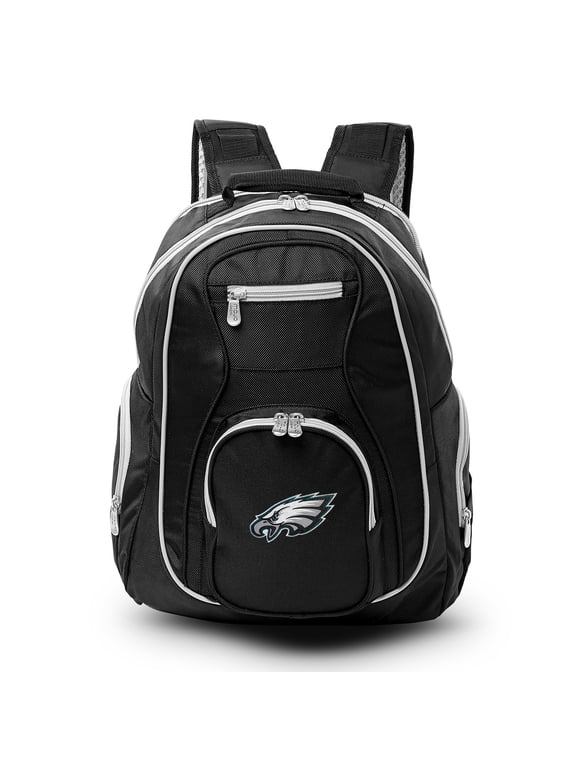 Black/Gray Philadelphia Eagles Premium Color Trim Backpack