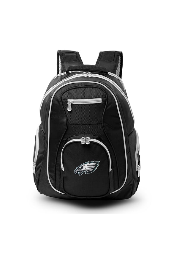 Black/Gray Philadelphia Eagles Premium Color Trim Backpack