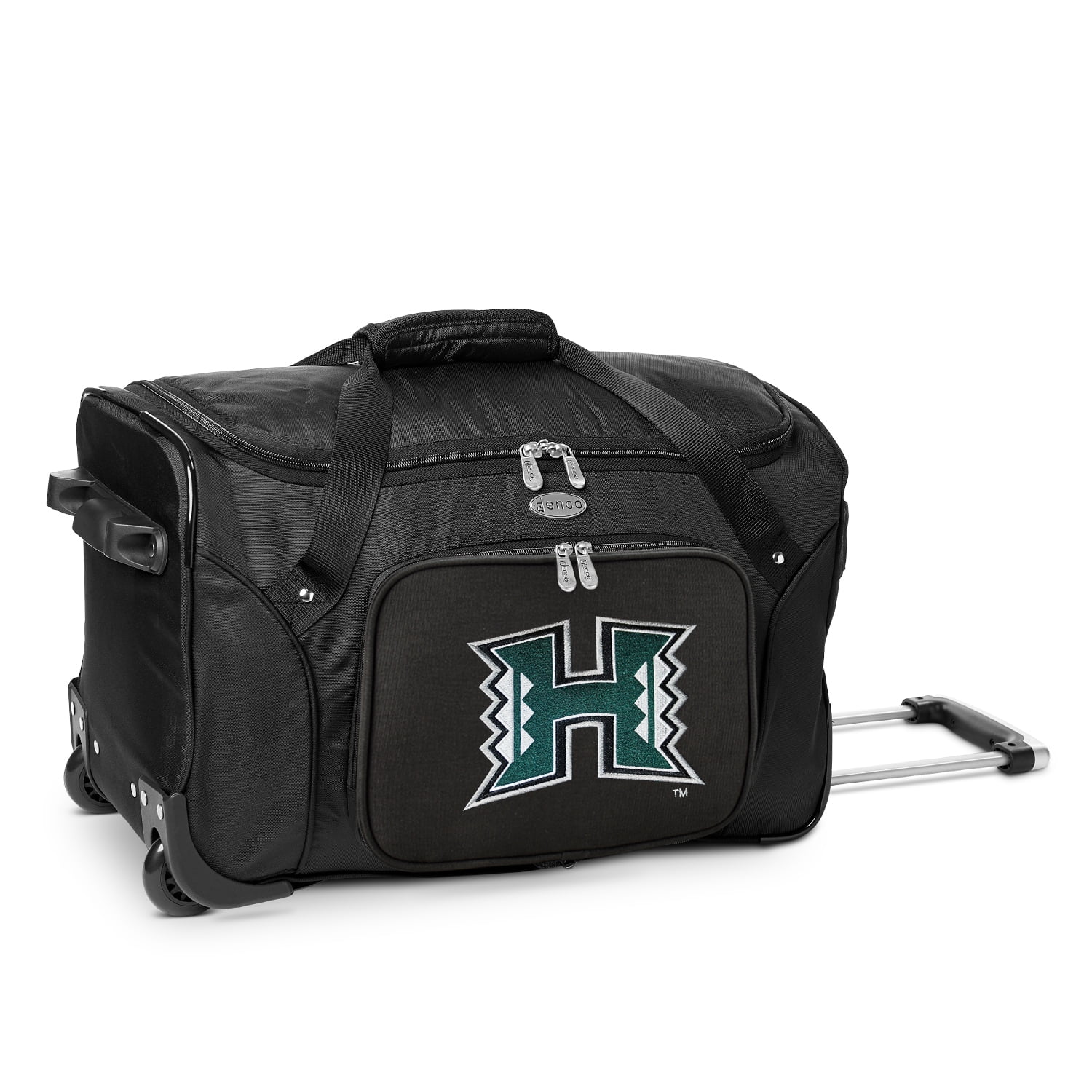 MOJO Black Hawaii Warriors 22" 2-Wheeled Duffel Bag