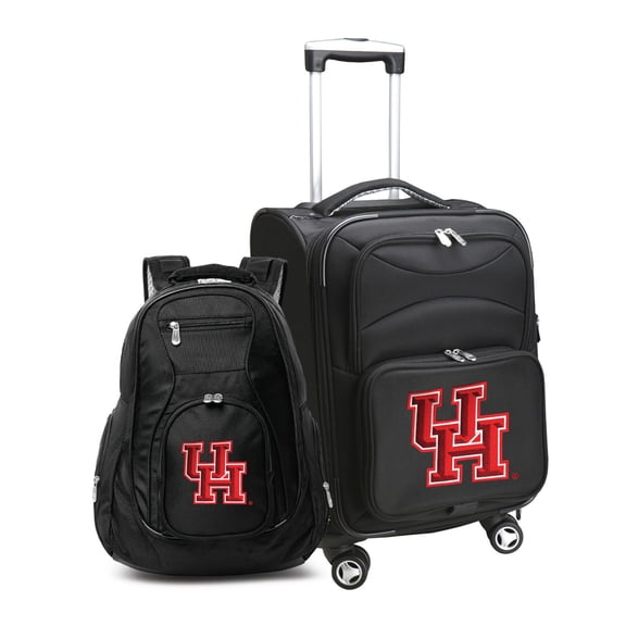 MOJO Black Houston Cougars Softside Carry-On & Backpack Set