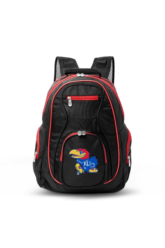 MOJO Black Kansas Jayhawks Trim Color Laptop Backpack