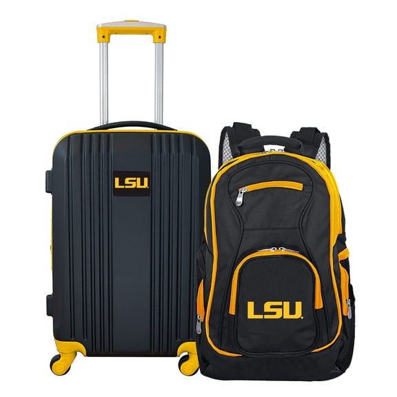 NCAA Louisiana Tigers 2-Piece Luggage and Backpack Set