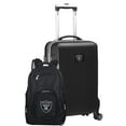 thumbnail image 1 of MOJO Black Las Vegas Raiders 2-Piece Backpack & Carry-On Set, 1 of 1