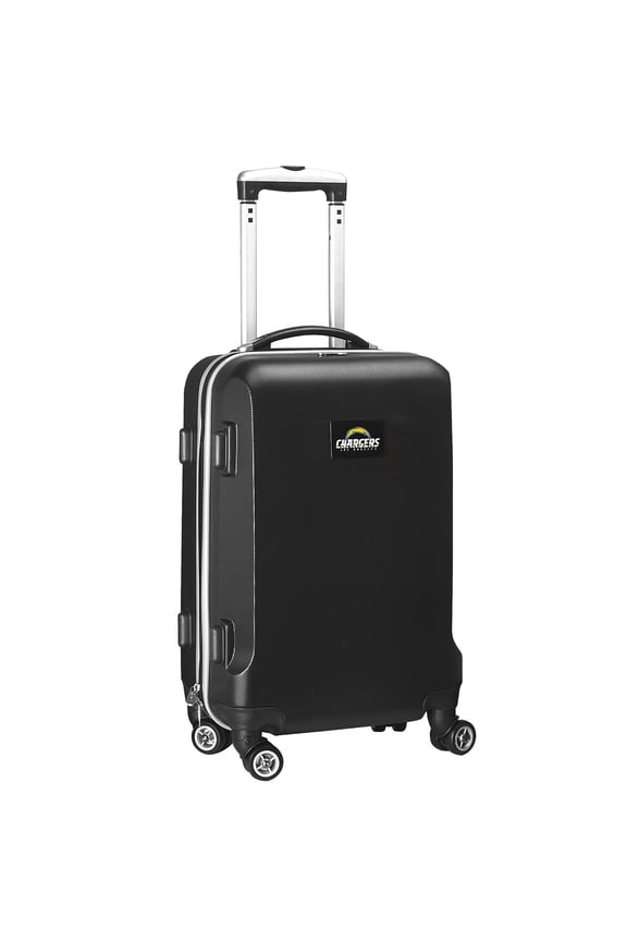Black Los Angeles Chargers 21" 8-Wheel Hardcase Spinner Carry-On Luggage