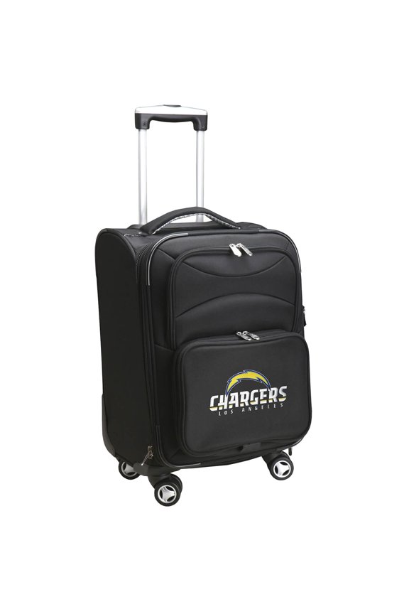 Black Los Angeles Chargers 21" Softside Spinner Carry-On