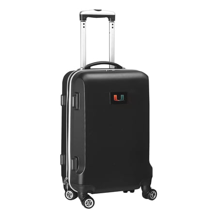MOJO Black Miami Hurricanes 21" 8-Wheel Hardcase Spinner Carry-On Luggage