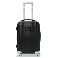 thumbnail image 1 of MOJO Black Miami Hurricanes 21" Hardcase Two-Tone Spinner Carry-On, 1 of 4