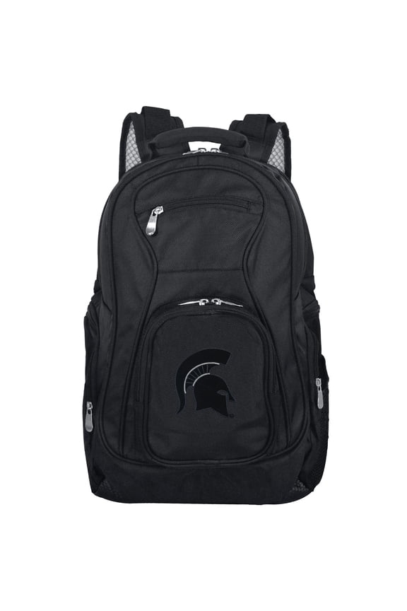 MOJO Black Michigan State Spartans Premium Tonal Laptop Backpack