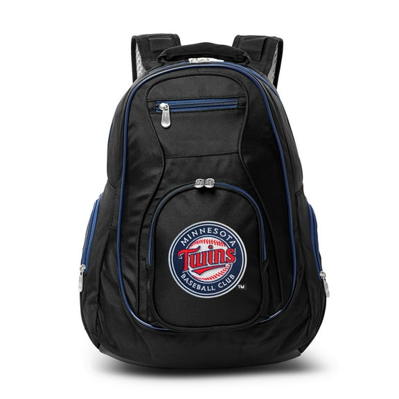 MOJO Black Minnesota Twins Trim Color Laptop Backpack