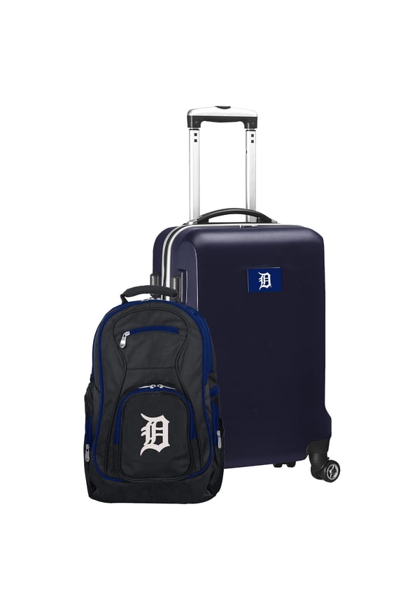 MOJO Black Minnesota Wild Deluxe 2-Piece Backpack and Carry-On Set