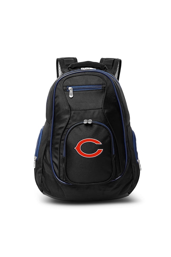 Black/Navy Chicago Bears Premium Color Trim Backpack
