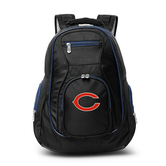 MOJO Black/Navy Chicago Bears Premium Color Trim Backpack