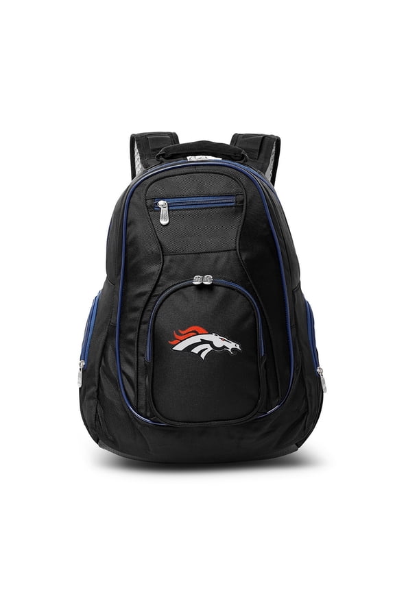 Black/Navy Denver Broncos Premium Color Trim Backpack