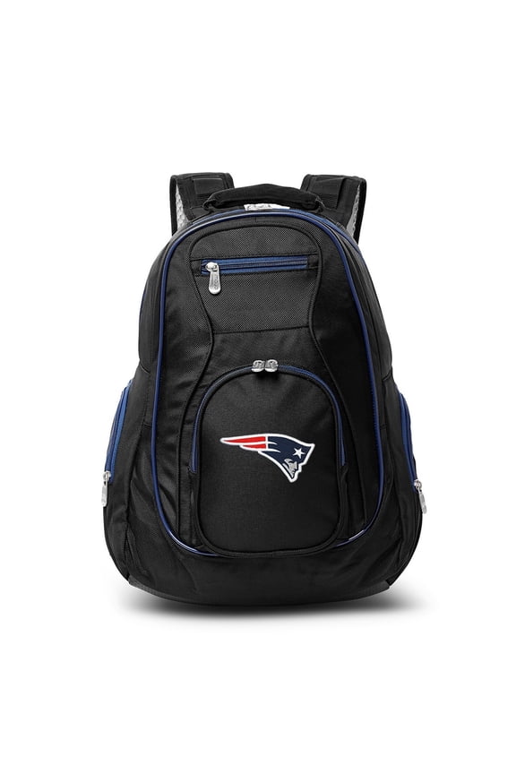 Black/Navy New England Patriots Premium Color Trim Backpack