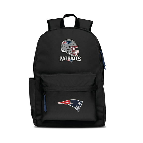 MOJO Black New England Patriots Two Logo Campus Backpack
