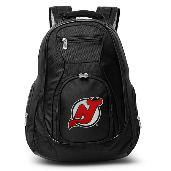MOJO Black New Jersey Devils 19'' Laptop Travel Backpack