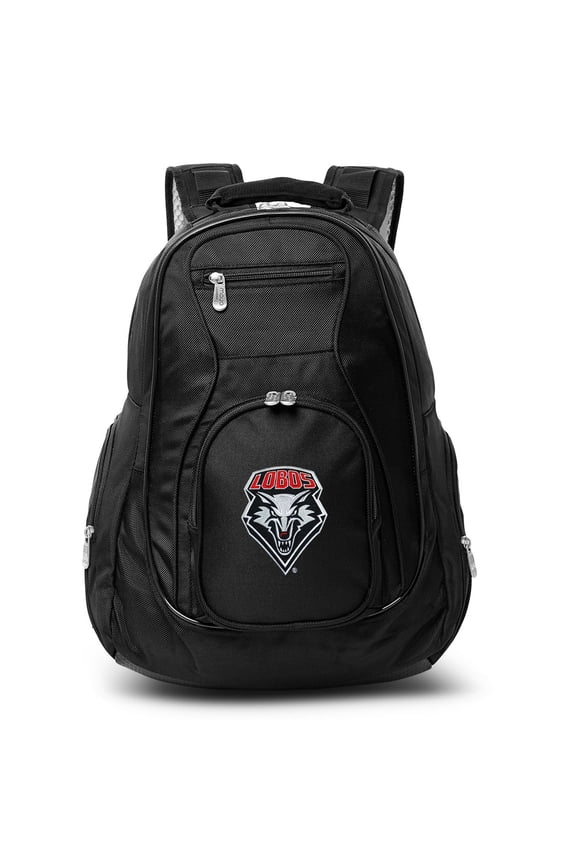 Black New Mexico Lobos 19'' Laptop Travel Backpack