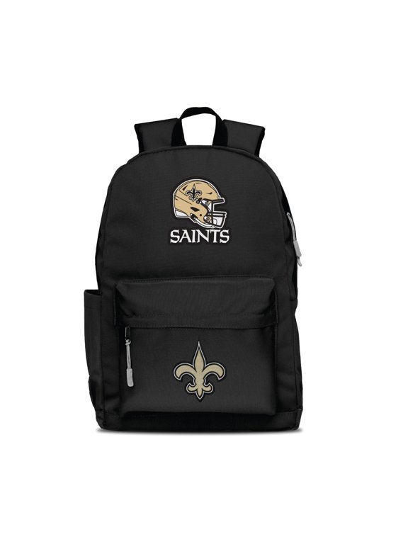 Black New Orleans Saints Two Logo Campus Backpack