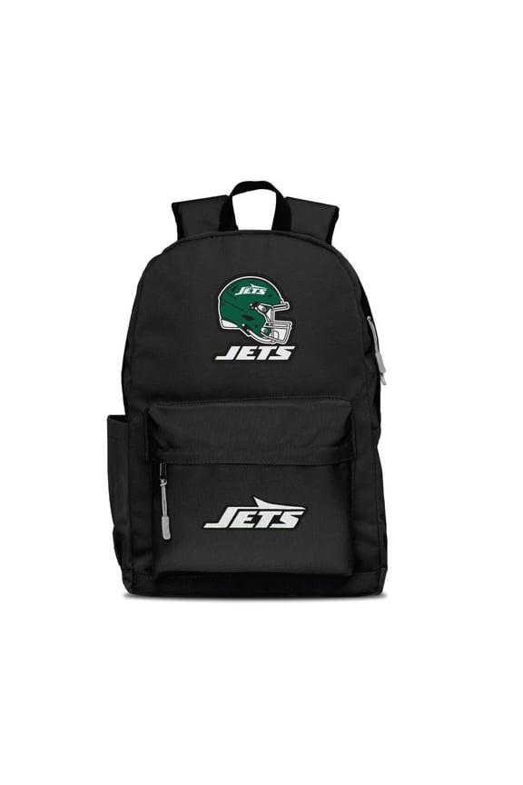 Black New York Jets Two Logo Campus Backpack