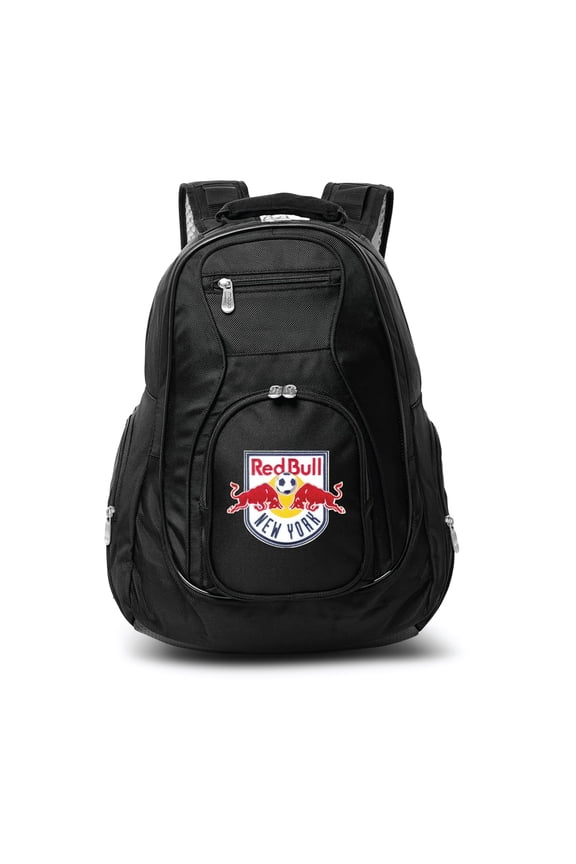 Black New York Red Bulls 19" Premium Laptop Backpack