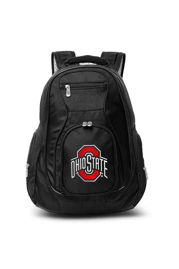 Black Ohio State Buckeyes 19'' Laptop Travel Backpack