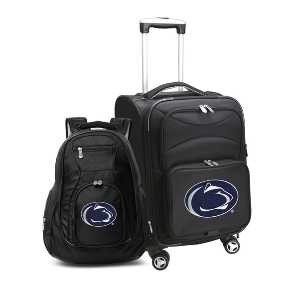 MOJO Black Penn State Nittany Lions Softside Carry-On & Backpack Set