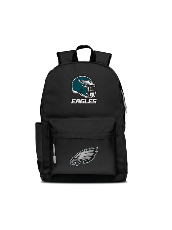 Black Philadelphia Eagles Two Logo Campus Backpack