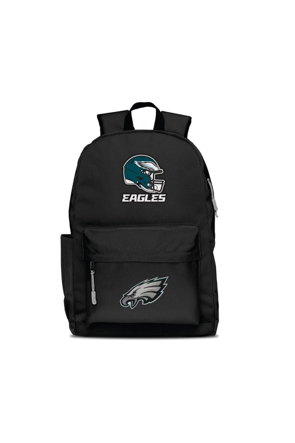 Black Philadelphia Eagles Two Logo Campus Backpack
