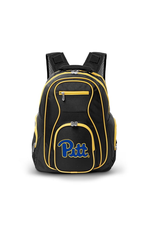 MOJO Black Pitt Panthers Trim Color Laptop Backpack