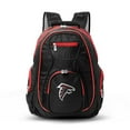 thumbnail image 1 of MOJO Black/Red Atlanta Falcons Premium Color Trim Backpack, 1 of 6