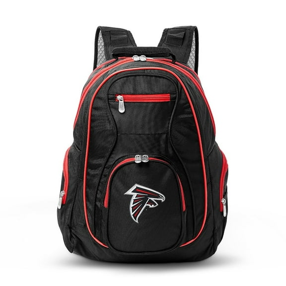 MOJO Black/Red Atlanta Falcons Premium Color Trim Backpack