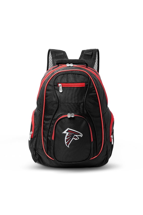 Black/Red Atlanta Falcons Premium Color Trim Backpack