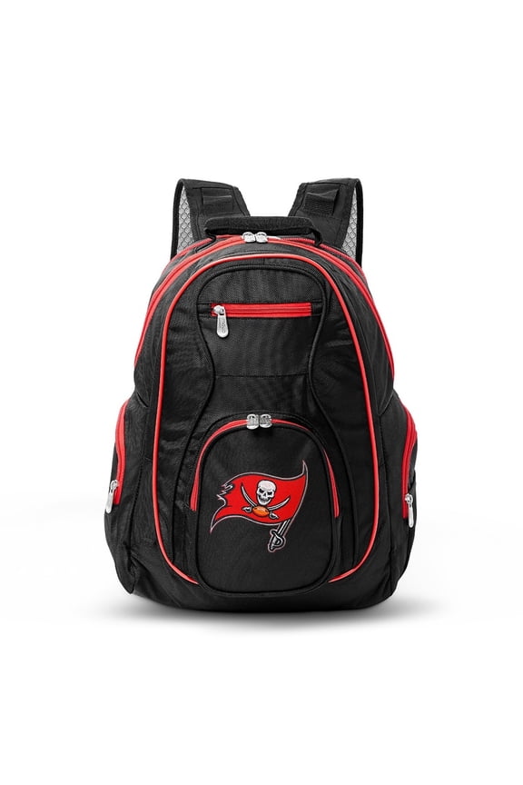 Black/Red Tampa Bay Buccaneers Premium Color Trim Backpack